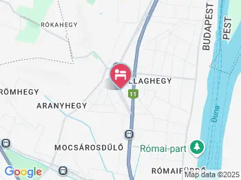 Nike Panzió Budapest a térképen