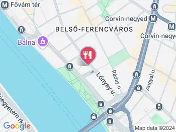 Nine Pub Budapest a térképen