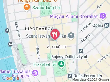 NOA Mixology Budapest a térképen