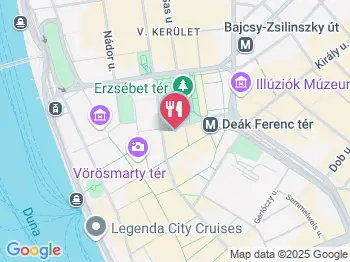 Nobu Étterem Budapest a térképen