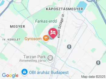 Noel Sport Hotel Budapest a térképen