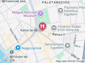 NOGA Café & Aperitivo Bar Budapest a térképen