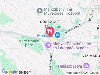 NoGlu Cukrászda Budapest a térképen