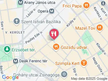 Noir et L'Or Étterem & Kávézó Budapest a térképen