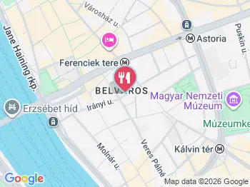 Nolita Matcha&Coffee Budapest a térképen