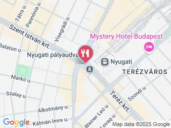 Noodlemix - Nyugati Pályaudvar Budapest a térképen