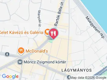 Nor/ma Bartók Budapest a térképen