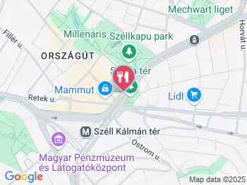 Nordsee - Mammut Budapest a térképen