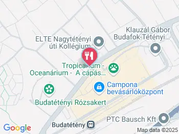 Nóri Pékség Budapest a térképen