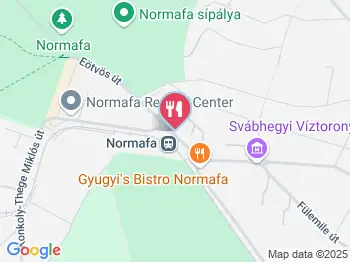 Normafa Delikát Budapest a térképen