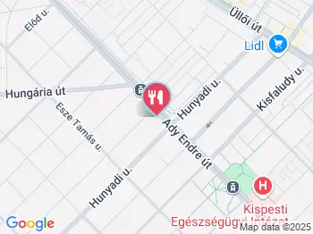 Nótafa Vendéglő Budapest a térképen