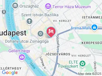 Novotel Budapest Centrum Hotel Budapest a térképen