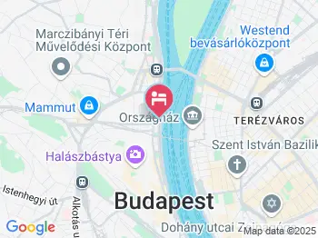 Novotel Budapest Danube Hotel Budapest a térképen