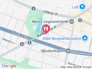 NS Asian cuisine Budapest a térképen