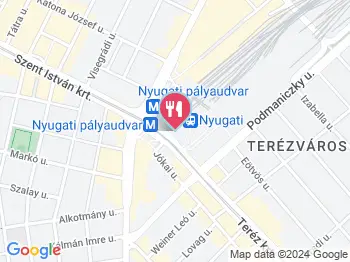 NU - Bor & Bisztronómia Budapest a térképen