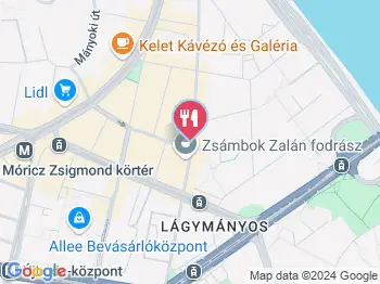 Nu Buda Jazz Club Budapest a térképen