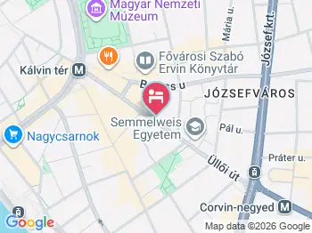 Oasis Inn Budapest Budapest a térképen