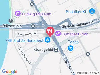 OBI Étterem & Kávézó - Soroksári út Budapest a térképen