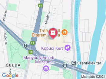 Óbuda szobra Budapest a térképen