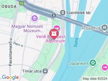 Óbudai Zsinagóga Budapest a térképen