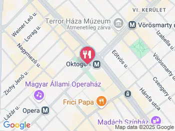 Octo by Coffea Arabica Budapest a térképen