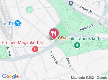 ODA Budapest a térképen