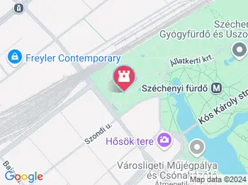 Ökológiai labirintus Budapest a térképen