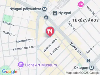 Pasta Bazár Trattoria Budapest a térképen