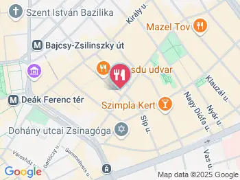 Old Butcher's Pub Budapest a térképen