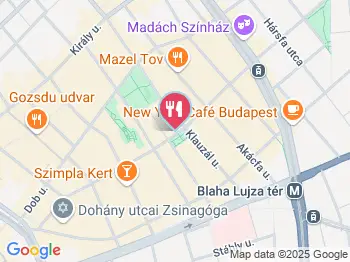 Olive Tree Hummus Original - Wesselényi utca Budapest a térképen