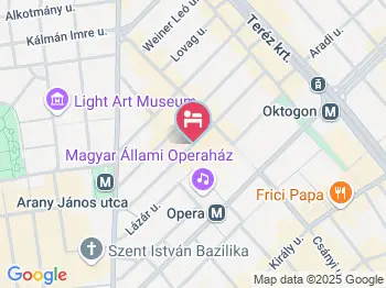 Opera Residence Budapest Budapest a térképen