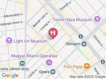 Opera Pub Budapest a térképen