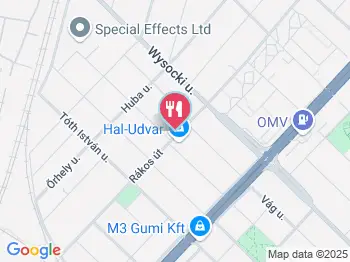 Oporto Étterem Budapest a térképen