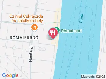 Orange Bike büfé Budapest a térképen