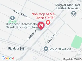 Oravecz Pékség Budapest a térképen