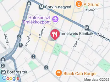 Öreg Óra Kávézó Budapest a térképen