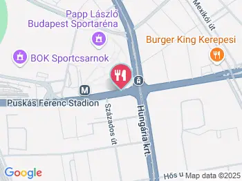 Oregano Étterem Budapest a térképen