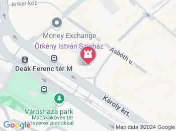 Örkény István Színház Budapest a térképen