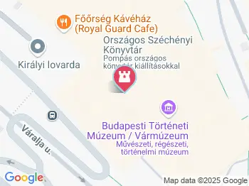 Országos Széchenyi Könyvtár Budapest a térképen