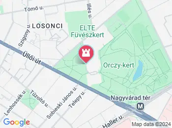 Orvosok hősi emlékműve Budapest a térképen