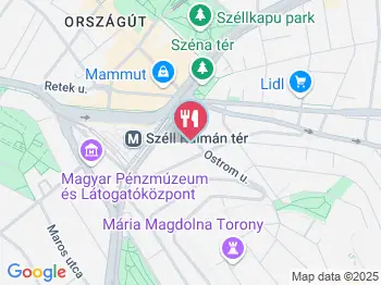 Oscar American Bar Budapest a térképen