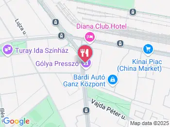 Oscar Kebap House Budapest a térképen