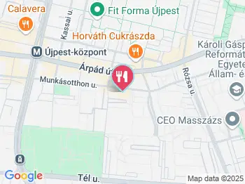 Otthon Kisvendéglő Budapest a térképen