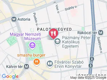 Otthonka Budapest a térképen