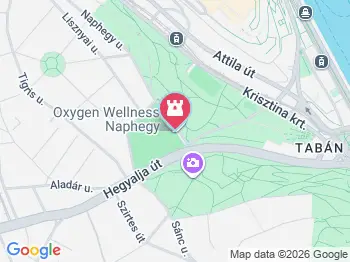 Oxygen Wellness Naphegy Budapest a térképen