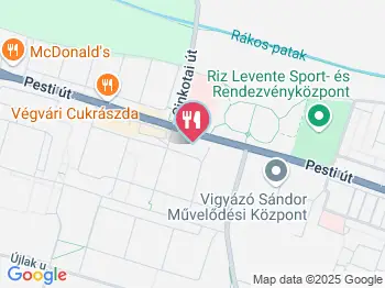 P-41 Burger & Gyros Budapest a térképen