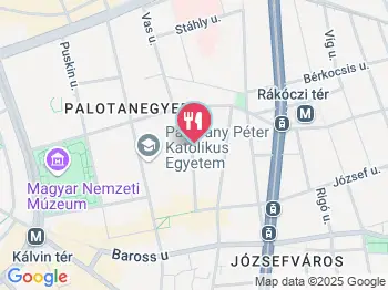 Padron Tapas Budapest a térképen