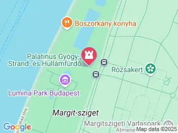 Palatinus Strandfürdő Budapest a térképen