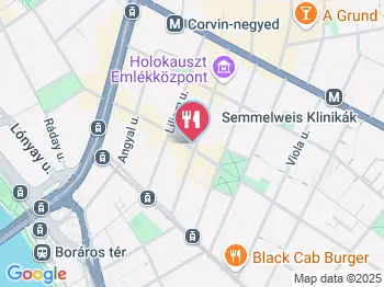 Paletta Bisztró Budapest a térképen