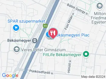 Pali Faloda Budapest a térképen